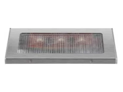 Outlet Lumisky Juego de 2 apliques solares de pared H10CM WALLY Gris