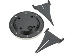 Outlet Lumisky Juego de 8 balizas solares redondas D12CM DECKY Negro