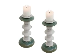 MCW Juego de 2 candeleros -N36 Blanco Online