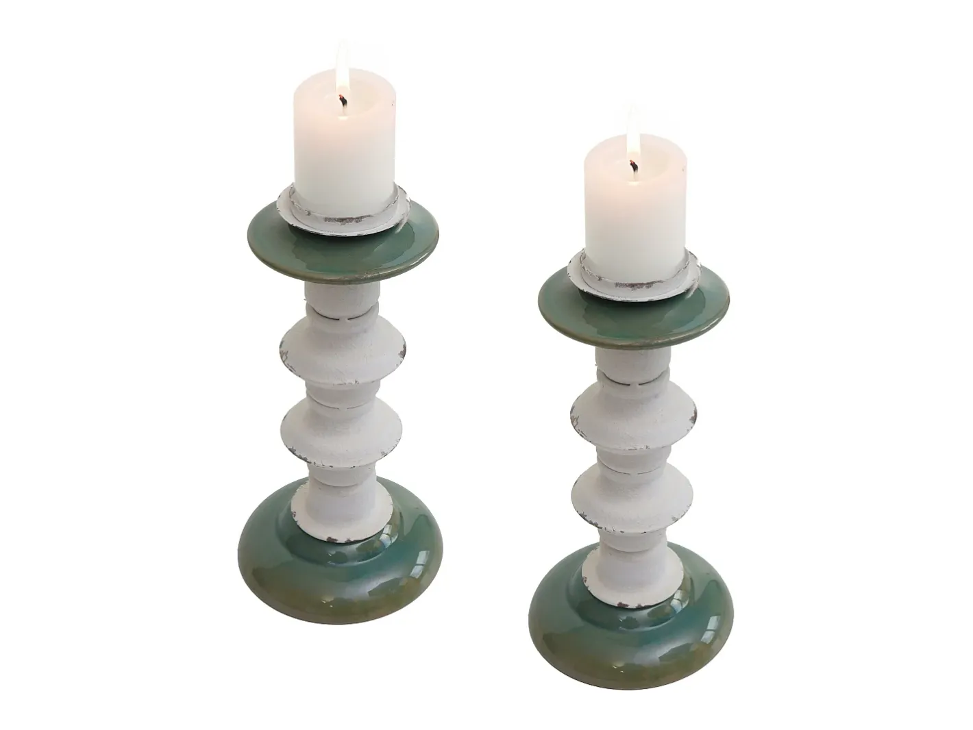 MCW Juego de 2 candeleros -N36 Blanco Online
