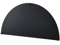 OZAIA Juego de 2 espejos semicirculares design de metal - Ancho 50 x Alt. 100 cm - - GAVRA Negro Best