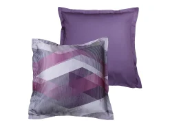 Blanc avenue Juego de 2 fundas de almohada satén de algodón "Helix Purple" Multicolor Sale