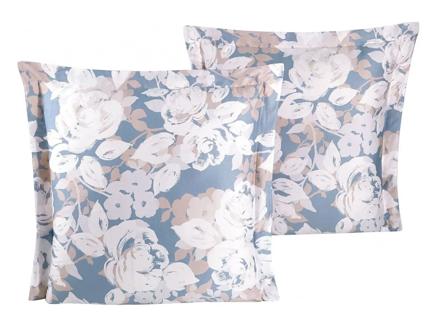 Blanc avenue Juego de 2 fundas de almohada satén de algodón "Decor" Multicolor Online