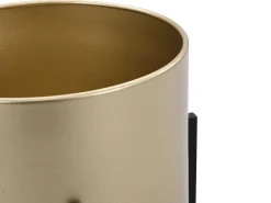 Online OZAIA Juego de 2 macetas con patas de metal - Dorado y negro - 2 medidas - EDMEE Negro / Dorado