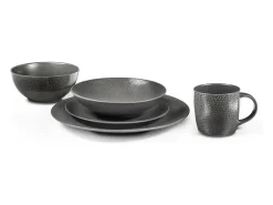 MEDARD DE NOBLAT Vajilla-Juego de 6 Platos Llanos Stone 27 cm - Colección Médard de Noblat Gris