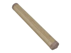 Mantelería-Juego de 6 posavasos de bambú hechos a mano, 30 x 45 cm, marrón Color natural claro