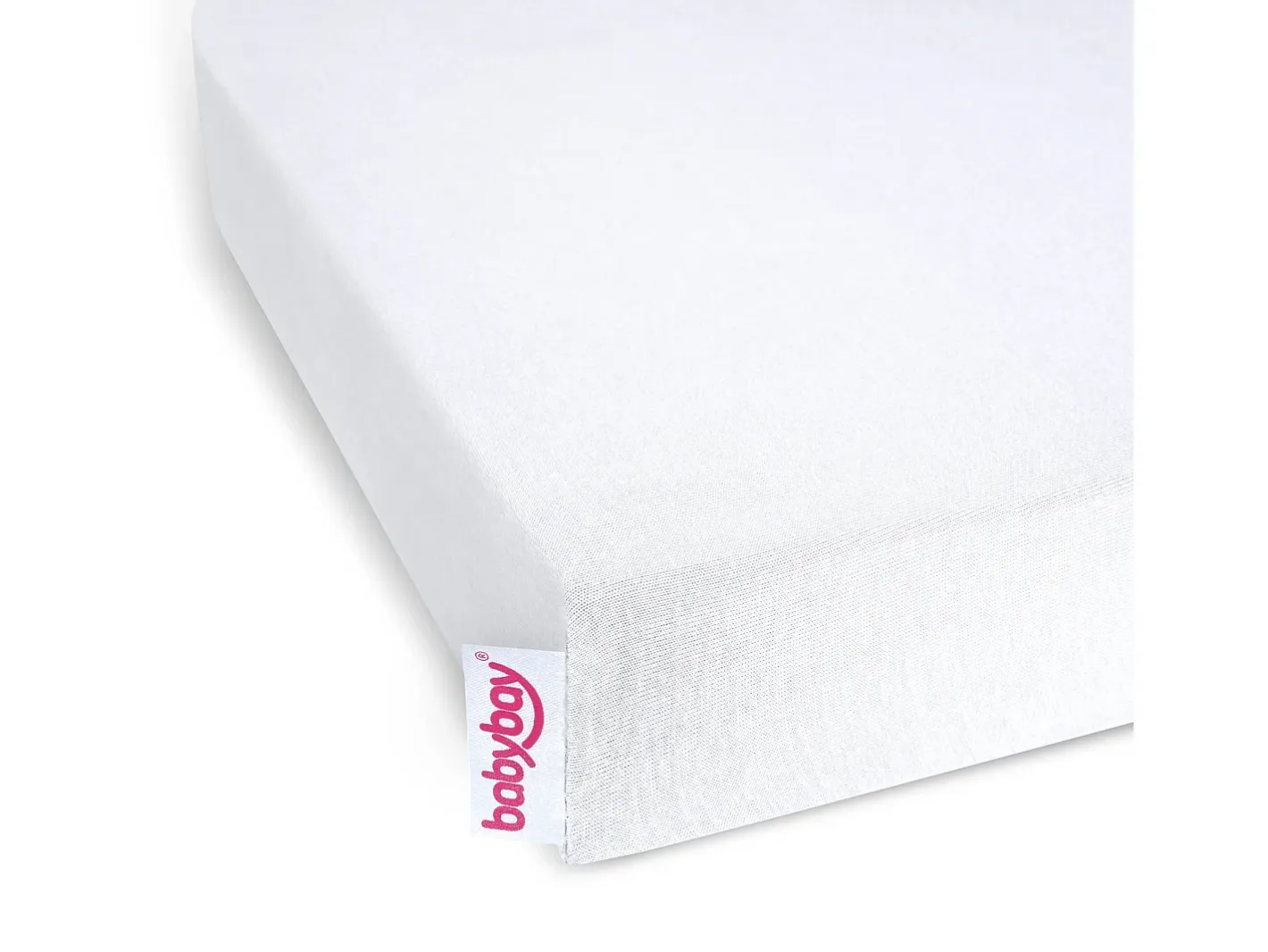 Babybay Juego de 2 sábanas bajeras para colchón Maxi Confort + Cododo Blanco Outlet