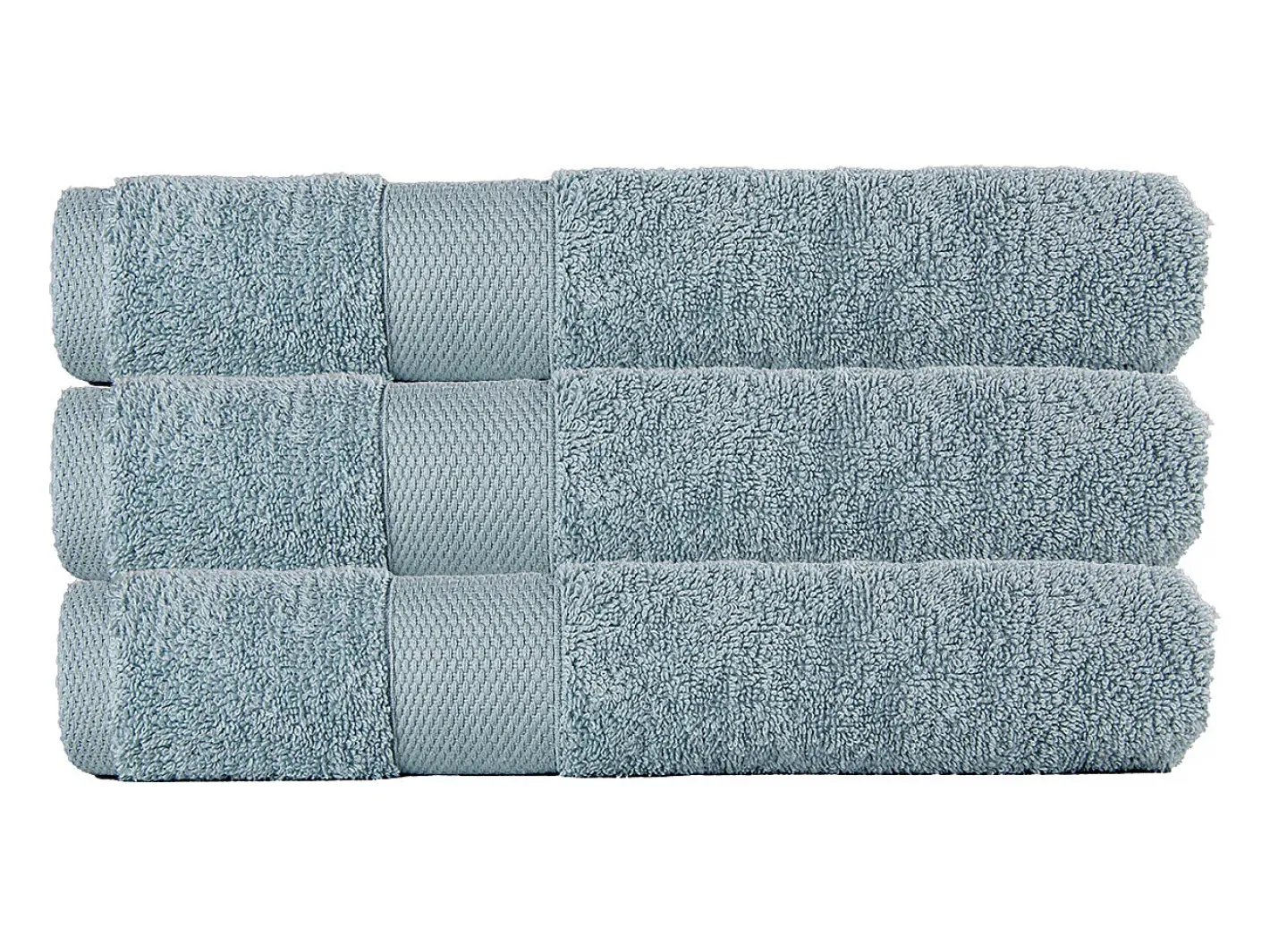 Blanc avenue Ropa De Cama|Textil De Baño-Juego de 3 toallas de baño 70x130 cm 500gr/m² 100% algodón Verde