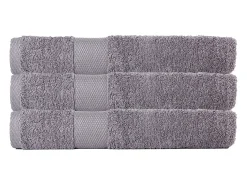 Hot Blanc avenue Juego de 3 toallas felpa 50*90 cm 500 gr/m² 100% algodón Gris