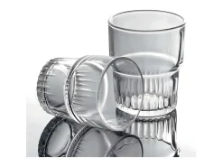 Duralex Juego de 4 vasos apilables de vidrio templado de 16 cl resistentes a los golpes Clearance