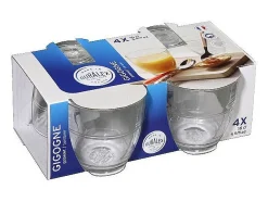 Duralex Vaso-Juego de 4 vasos Gigogne de 16 cl - ¡Recuerdos de la infancia!