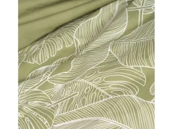 Today Juego de cama - 240 x 220 cm - algodón con estampado floral Verde New