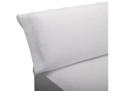 Best PIKOLIN Juego de cama 150 hilos 100% algodón Cama 80 Home Blanco