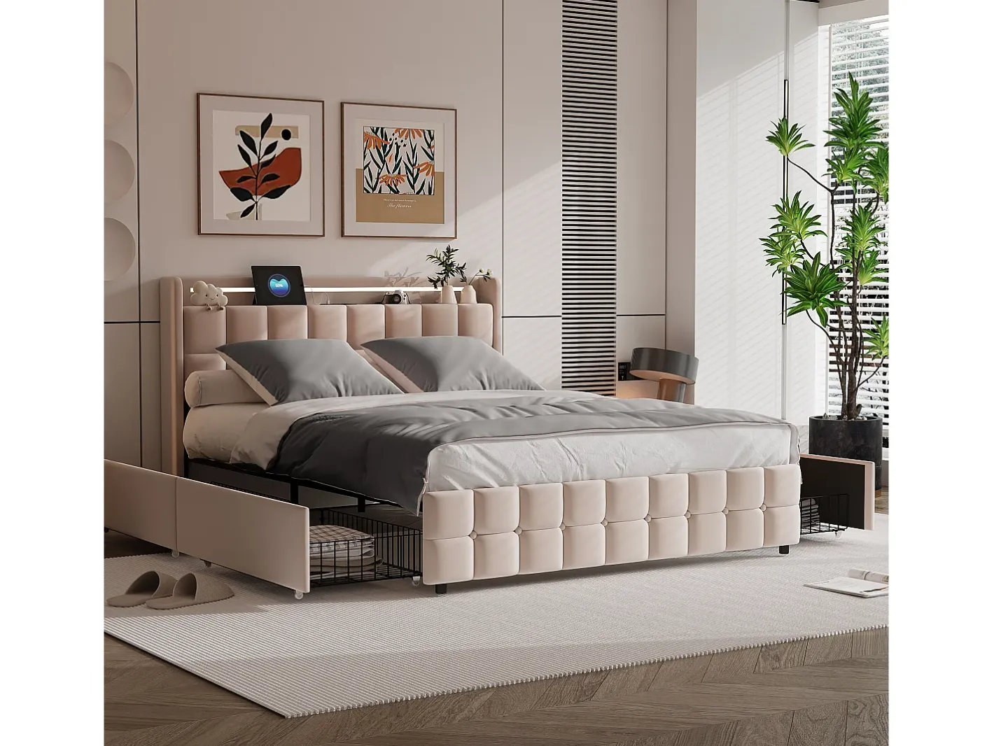 Juego de cama de 3 piezas, funda de almohada*2 (80x80), sábana ajustable (140x200) + funda nórdica (140x210), oscuro + claro, poliéster Gris
