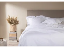 ebuy24 Juego de cama Levi 1 juego 220x240cm . Blanco Outlet