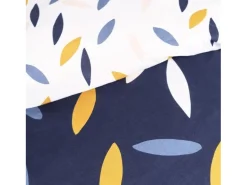 Today Juego de cama Sunshine - 240 x 220 cm - Matrimonial - Algodón con estampado floral Azul New