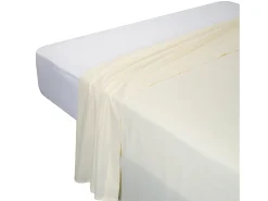 PIKOLIN Ropa De Cama-Juego de cama 90x190cm | HOME | Algodón | 4 piezas | Natural Beige
