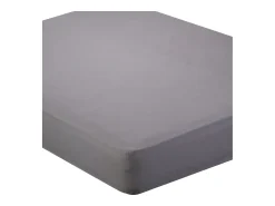 PIKOLIN Ropa De Cama-Juego de cama 135x190cm| HOME| 100% Algodón| 4 piezas| Gris