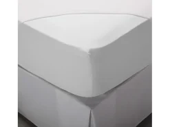 PIKOLIN Ropa De Cama-Juego de cama 135x190cm| HOME| 100% Algodón| 4 piezas| Blanco