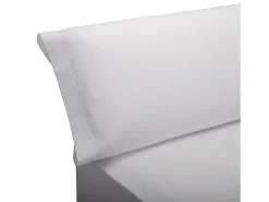 PIKOLIN Ropa De Cama-Juego de cama 105x190cm| HOME| 100% Algodón| 4 piezas| Blanco