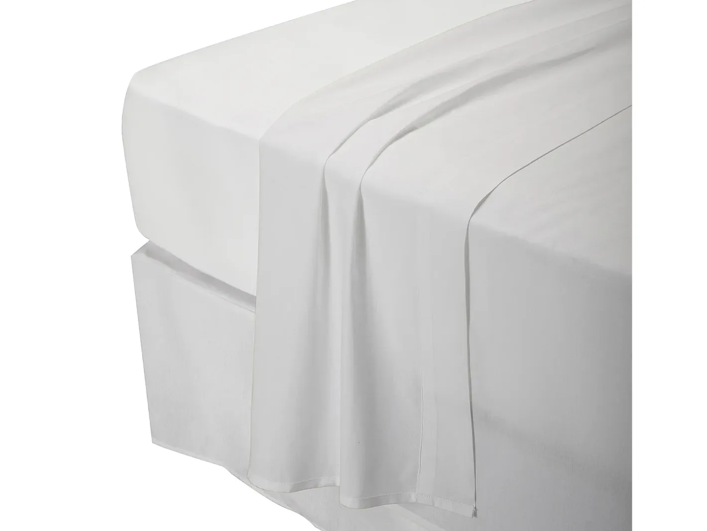 PIKOLIN Ropa De Cama-Juego de cama 105x190cm| HOME| 100% Algodón| 4 piezas| Blanco