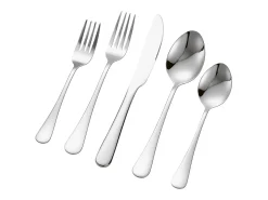 Juego de Cubiertos Juego de Cubiertos de Acero Inoxidable de 30 Piezas, para 6 Personas, para Utensilios de Cocina. Outlet