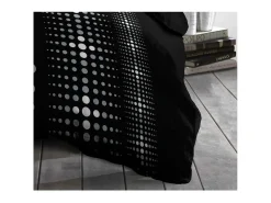 New Juego de edredón de microfibra 220 x 240 cm y 2 fundas de almohada 63 x 63 cm Negro