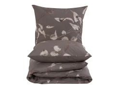 Blanc avenue Ropa De Cama-Juego de funda de edredón +funda de almohada 100% algodón "Tivory " Beige
