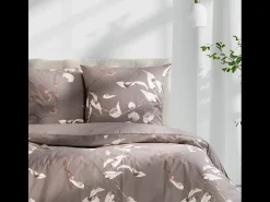 Blanc avenue Ropa De Cama-Juego de funda de edredón +funda de almohada 100% algodón "Tivory " Beige