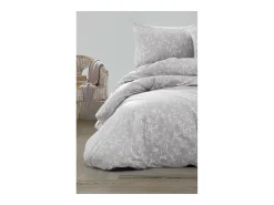 Blanc avenue Juego de funda de edredón 140x200 cm+ 1 FA 65x65 cm 100% algodón Gris New