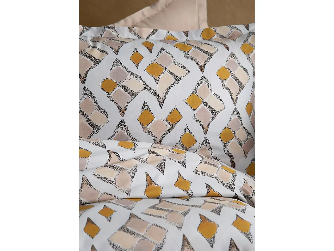 Blanc avenue Juego de funda de edredón 240x220cm+2FA 63x63cm satén de algodón Multicolor Outlet