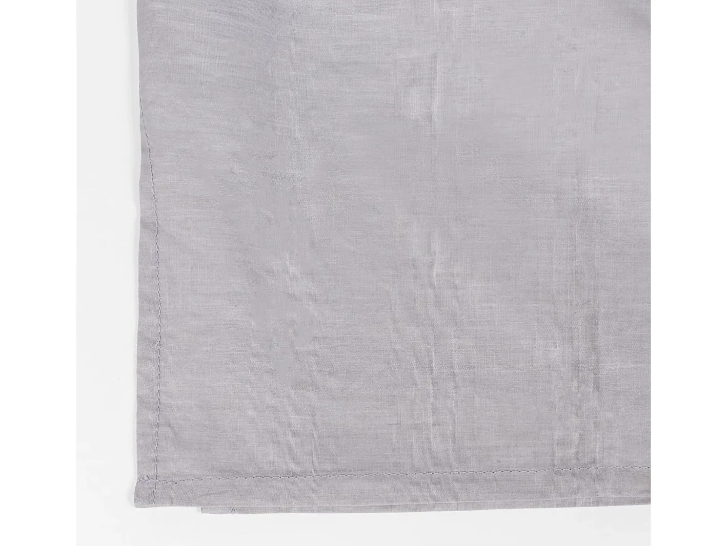 New PIKOLIN Juego de funda nórdica 100% algodón 200 hilos 90x190cm Gris