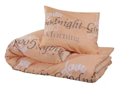 Ropa De Cama-Juego de funda nórdica algodón 155x220 cm ES514316 Rosa