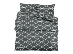 Discount Juego de funda nórdica algodón 220x240 cm ES183315 Gris