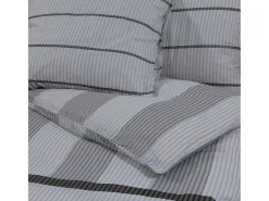 Ropa De Cama-Juego de funda nórdica algodón 200x200 cm ES838675 Gris