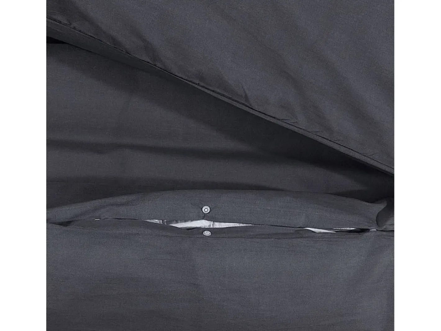 Ropa De Cama-Juego de funda nórdica algodón 240x220 cm ES326464 Negro