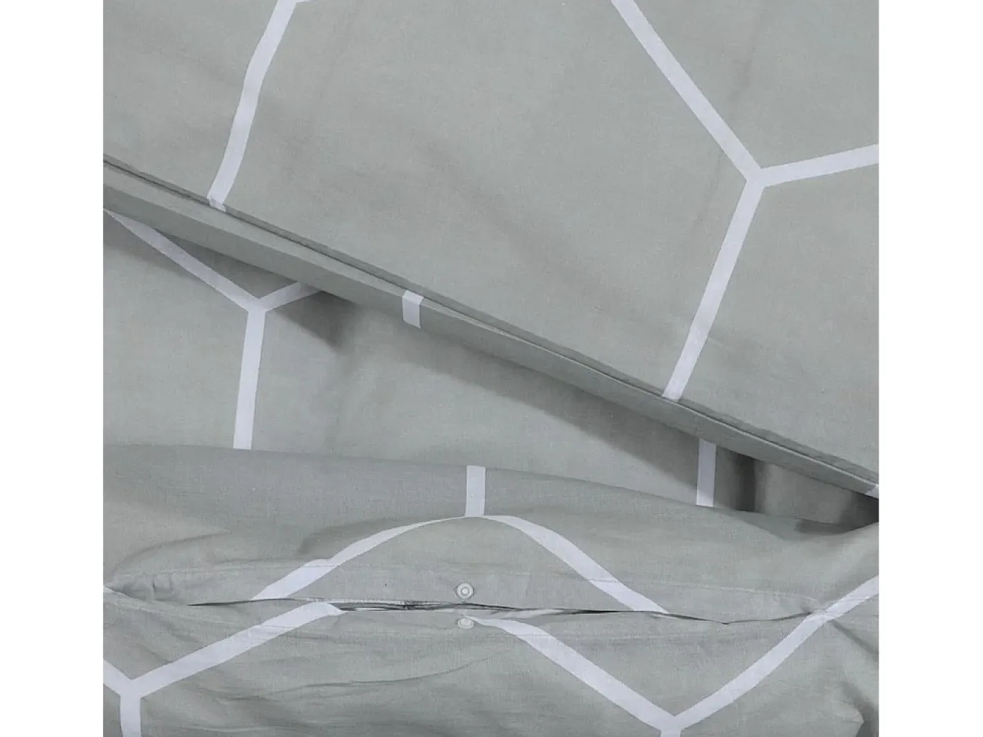 Ropa De Cama-Juego de funda nórdica algodón 220x240 cm ES801984 Gris