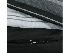 Ropa De Cama-Juego de funda nórdica algodón negro y 200x200 cm ES846885 Blanco