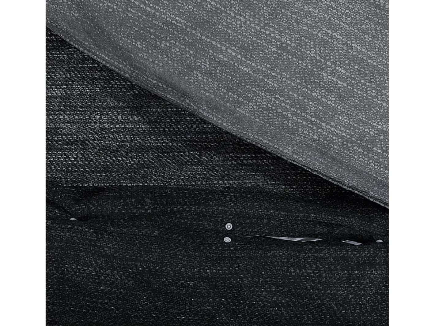 Ropa De Cama-Juego de funda nórdica algodón oscuro 225x220 cm ES984374 Gris