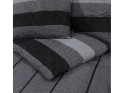 Ropa De Cama-Juego de funda nórdica algodón oscuro 200x200 cm ES758165 Gris
