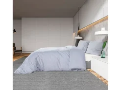 New Juego de funda nórdica microfibra ligera 135x200 cm ES158567 Gris