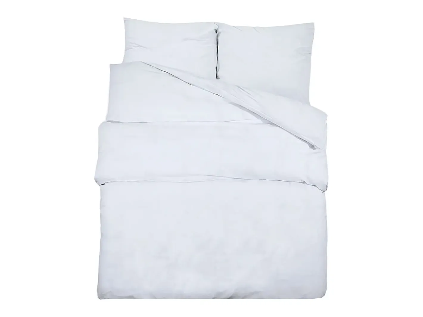 Juego de funda nórdica microfibra ligera 220x240 cm ES808206 Blanco