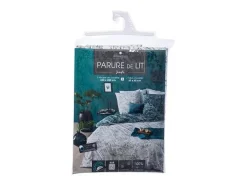 Clearance Atmosphera Juego de funda nórdica reversible "Jungle" 240 x 220 cm Gris
