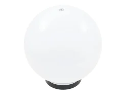 Iluminación Exterior-Juego de lámparas de bola LED 2 piezas esféricas 25 cm PMMA ES850014 Blanco