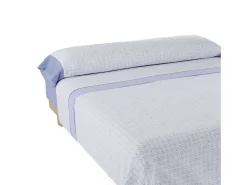 Ropa De Cama-Juego de Sábanas Flores - Nalui Azul