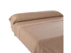 New Juego de Sábanas Gea Beig / Blanco - Nalui Beige