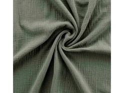 Douceur d'intérieur Ropa De Cama-Juego de sábanas de gasa de algodón 140 x 200 cm Verde