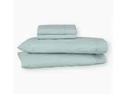 Morfeo Descanso Ropa De Cama-Juego de sábanas ecológicas algodón 100% orgánico 135x190/200 cm Verde