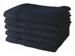 Today Ropa De Cama|Textil De Baño-Juego de Toallas Azul marino 5 Piezas 70 x 130 cm Azul oscuro