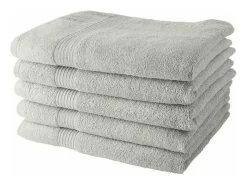 Today Juego de Toallas 5 Piezas 70 x 130 cm Blanco Outlet